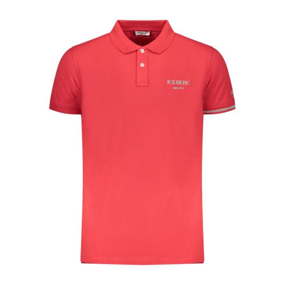 Iceberg Red Cotton Mens Polo Men's Shirt